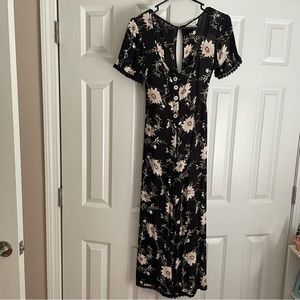 Miss Selfridge Floral Jumpsuit